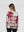 Polera Mujer Palmira Regular Cuello en V Manga larga Crudo oso Lineatre