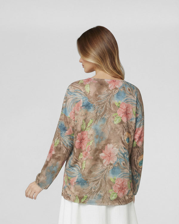Polera Mujer Susanna Camel Lineatre