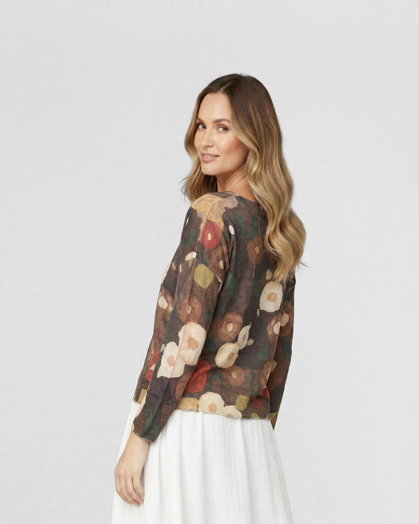 Polera Mujer Vincenza Chocolate Lineatre