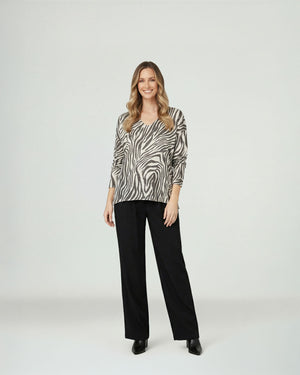 Polera Mujer Giulia Chocolate Lineatre