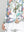 Polera Mujer Oriana Estampado Botánico Tropical Blanca Lineatre