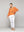 Polera Mujer Oriana Trama Geométrica Naranja Lineatre