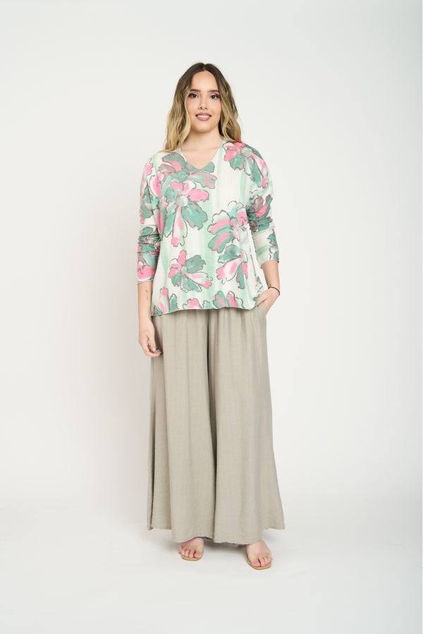 Polera Mujer Gracia Verde Lineatre