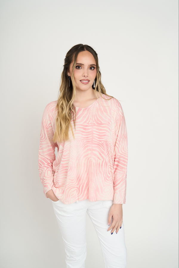 Polera Mujer Trinidad Rosa Lineatre