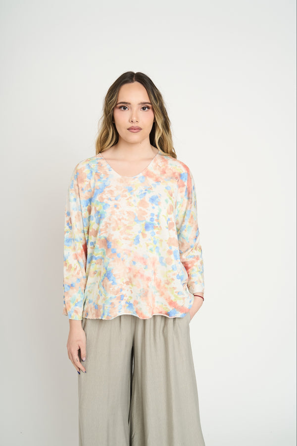 Polera Mujer Vida Beige Lineatre
