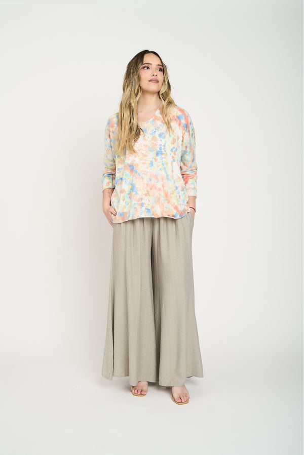 Polera Mujer Vida Beige Lineatre