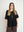 Polera Mujer Elisa Manga corta Negro Lineatre