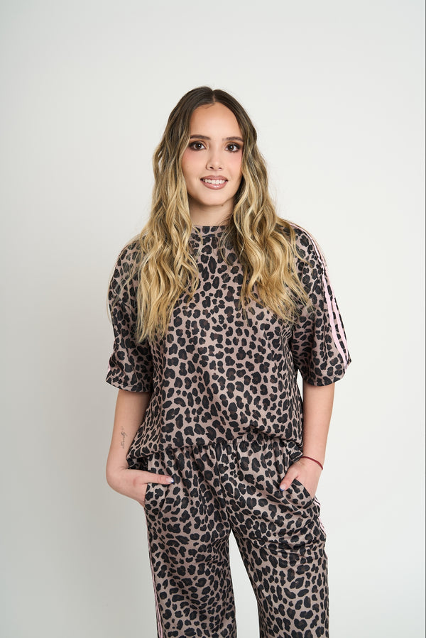 Polera Mujer Sofia Rosa Lineatre