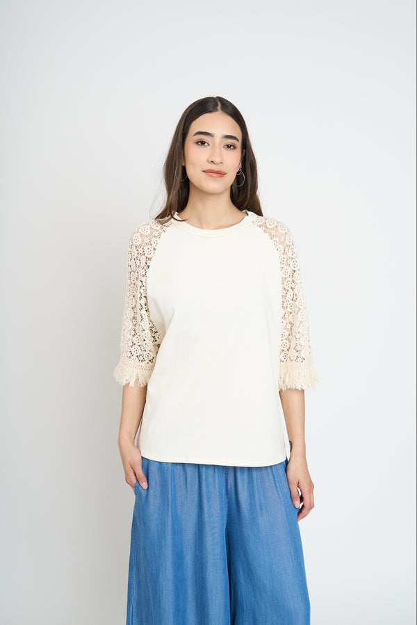 Polera Mujer Isabella Crudo Lineatre