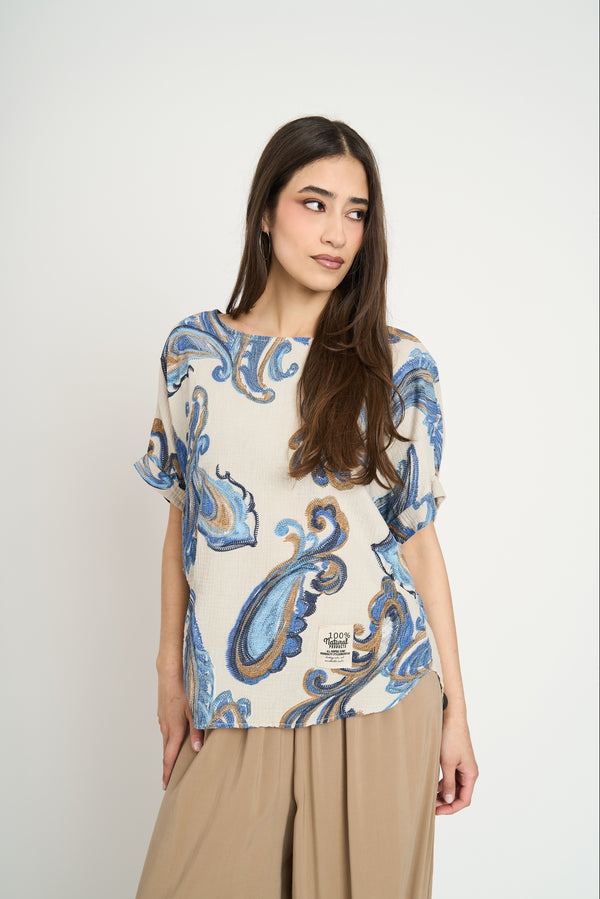 Polera Mujer Martina Fango Lineatre