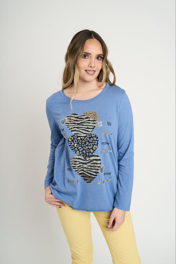 Polera Mujer Emilia Jeans Lineatre