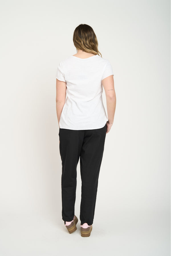 Polera Mujer Javiera Manga corta Flores Lineatre