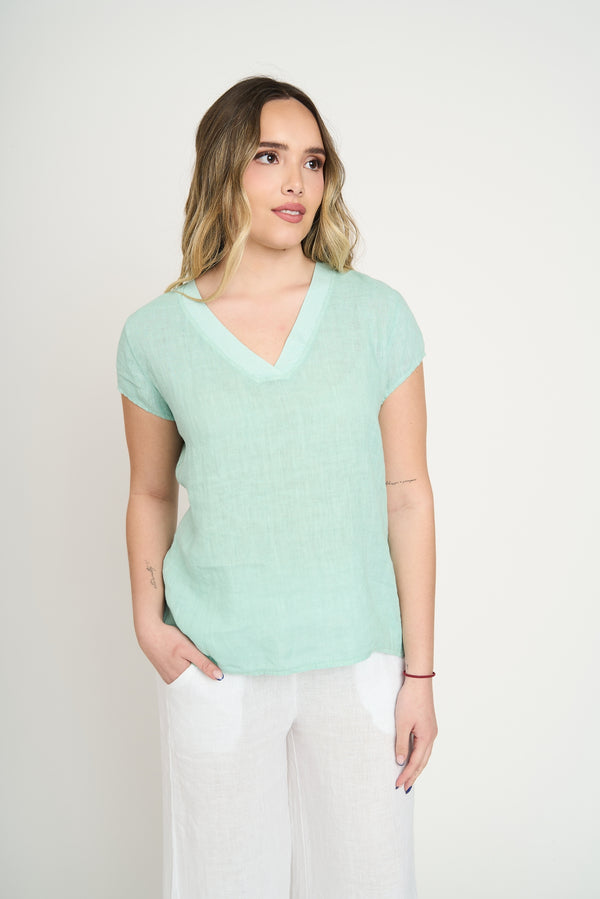 Polera Mujer Stella Agua Lineatre