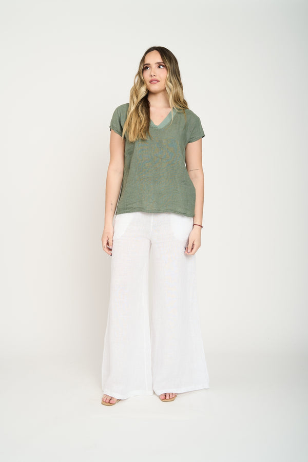 Polera Mujer Stella Militar Lineatre