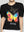 Polera Mujer Ofelia Manga Corta Con Estampado De Mariposa Negra Lineatre