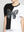 Polera Mujer Ofelia Manga Corta Con Estampado Mariposa Brillante Blanca Y Negra Lineatre