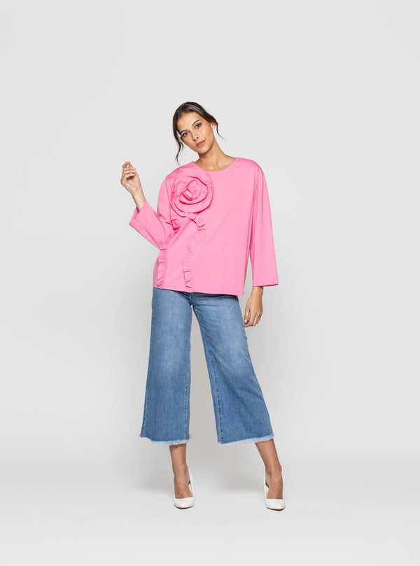 Polera Mujer Myra Fucsia Lineatre