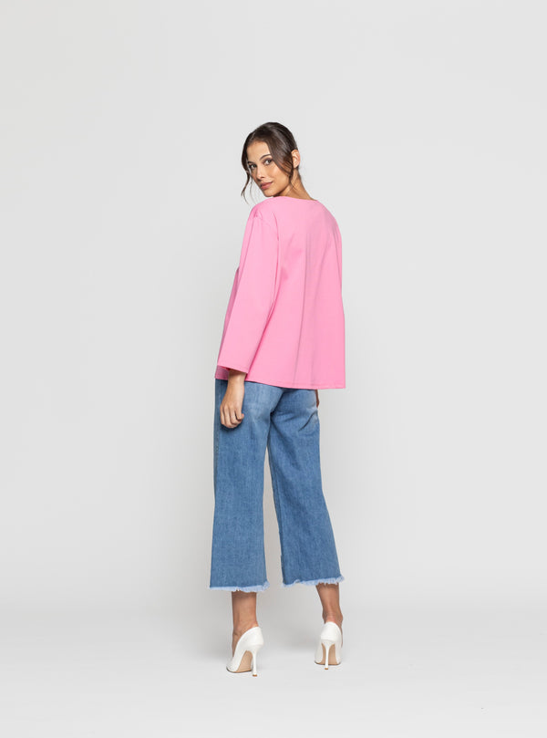 Polera Mujer Myra Fucsia Lineatre