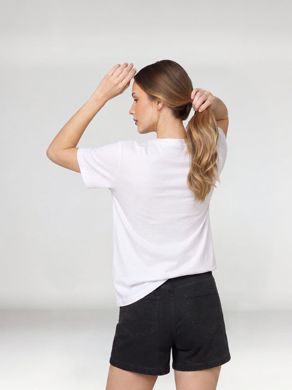 Polera Mujer Victoria Blanco Lineatré