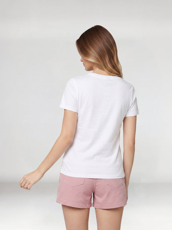 Polera Mujer Emma Blanco Lineatré