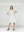 Polera Mujer Brunella Relaxed fit Redondo Sin mangas/encaje Blanco Lineatre