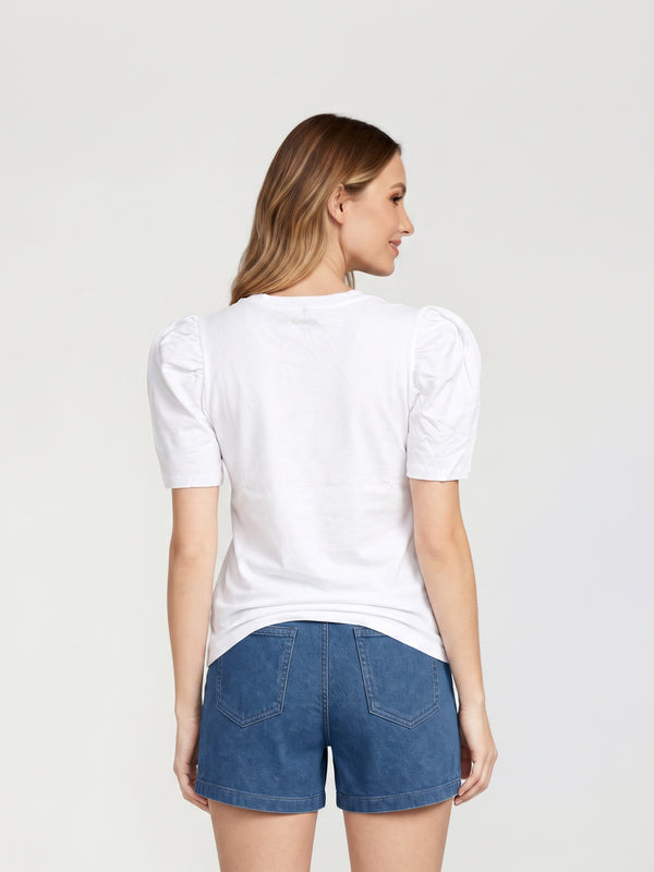 Polera Mujer Stella Blanco Lineatré
