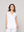 Polera Mujer Básica Olga Escote V Sin Mangas Blanca Lineatre