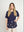 Polera Mujer Alessandra Azul Lineatre