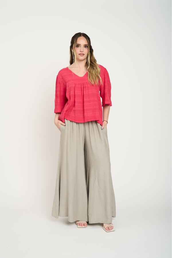 Polera Mujer Renata Frutilla Lineatre