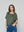 Polera Mujer Ottavia Cuello Redondo Brillante Café Kaki Lineatre