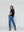 Polera Mujer Ottavia Cuello Redondo Brillante Negra Lineatre
