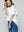 Polera Mujer Odessa Con Volantes Blanca Lineatre