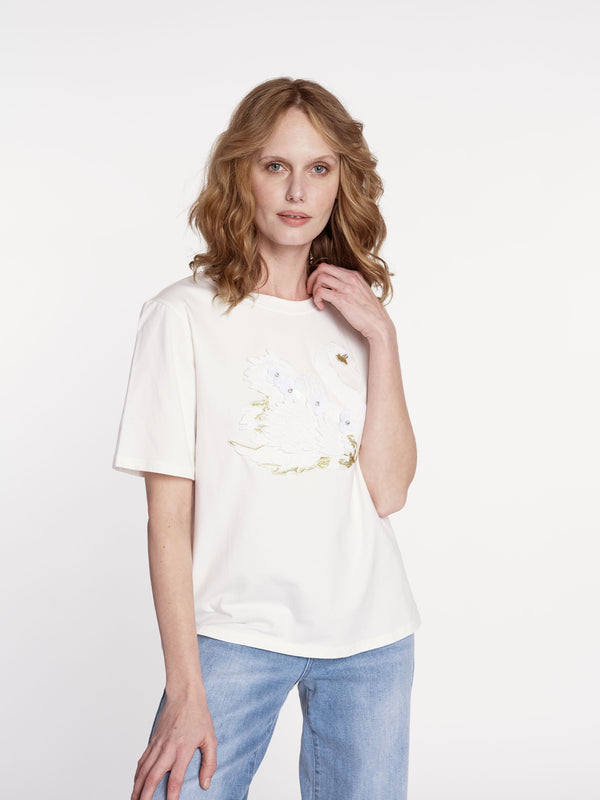 Polera elisabetta blanco