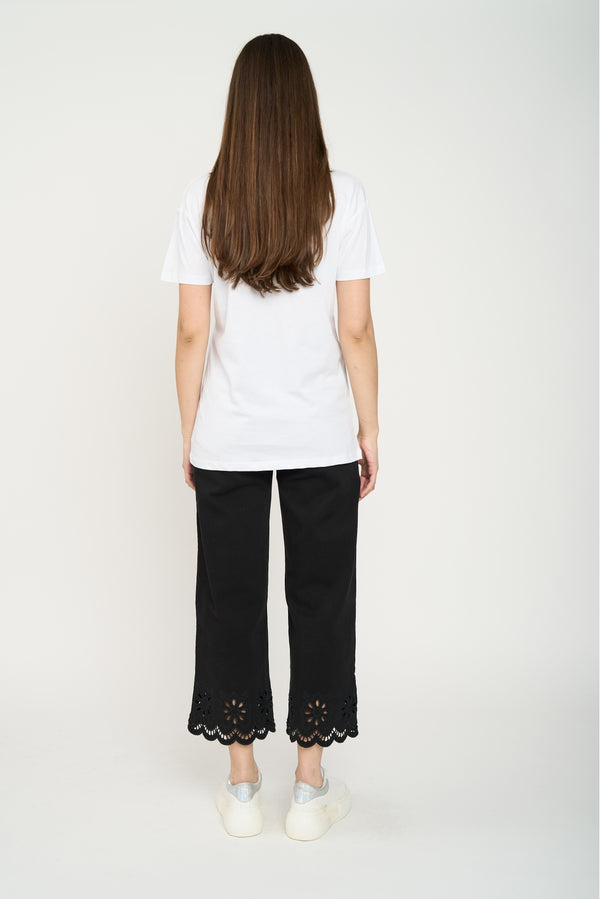 Polera Mujer Silvana Blanco Lineatre