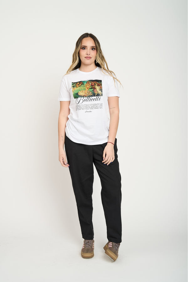 Polera Mujer Silvana Blanco Lineatre