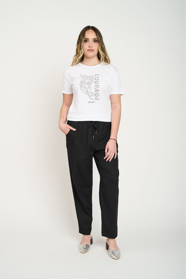 Polera Mujer Courage Blanco Lineatre