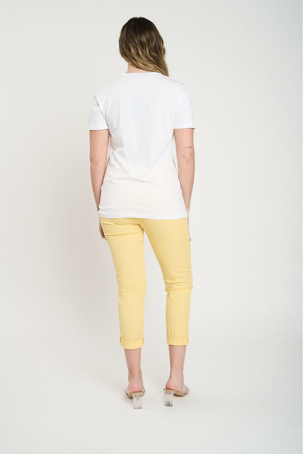 Polera Mujer Silvana Blanco Lineatre