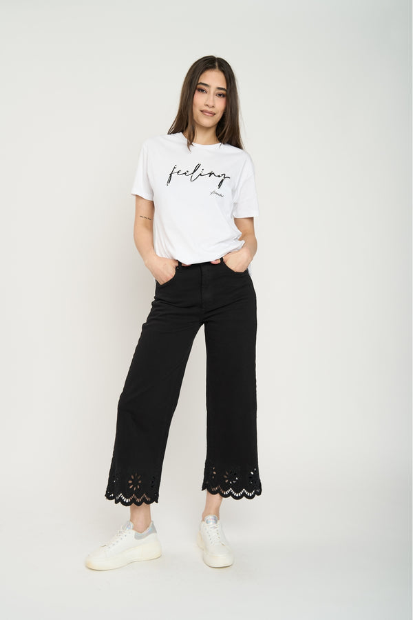 Polera Mujer Silvana Blanco Lineatre
