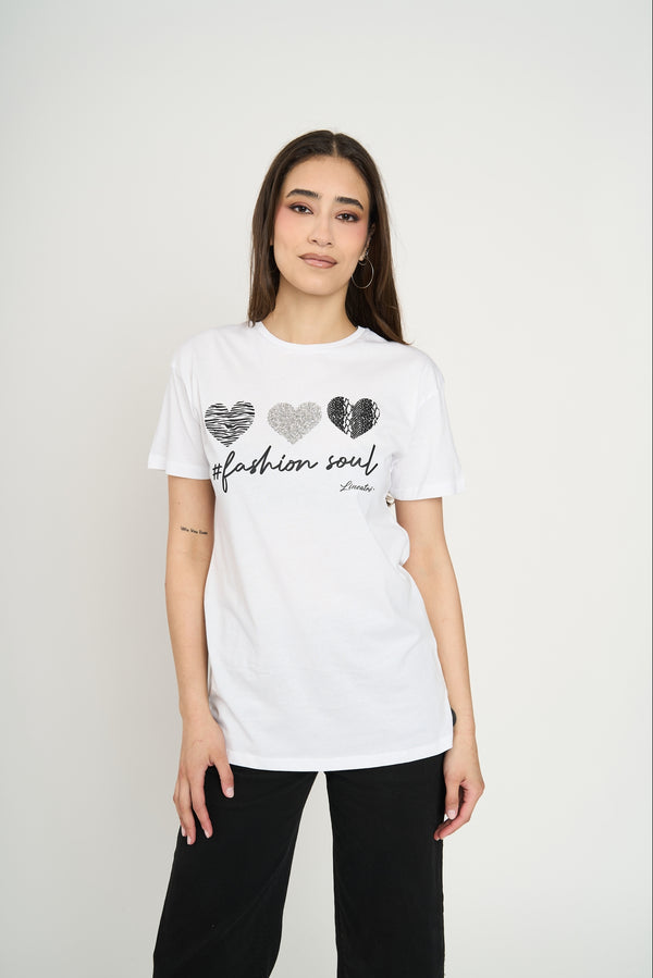 Polera Mujer Silvana Blanco Lineatre