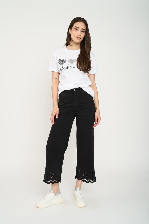 Polera Mujer Silvana Blanco Lineatre