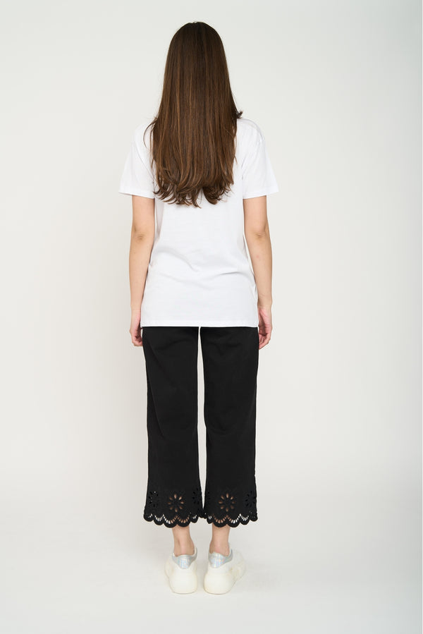 Polera Mujer Silvana Blanco Lineatre