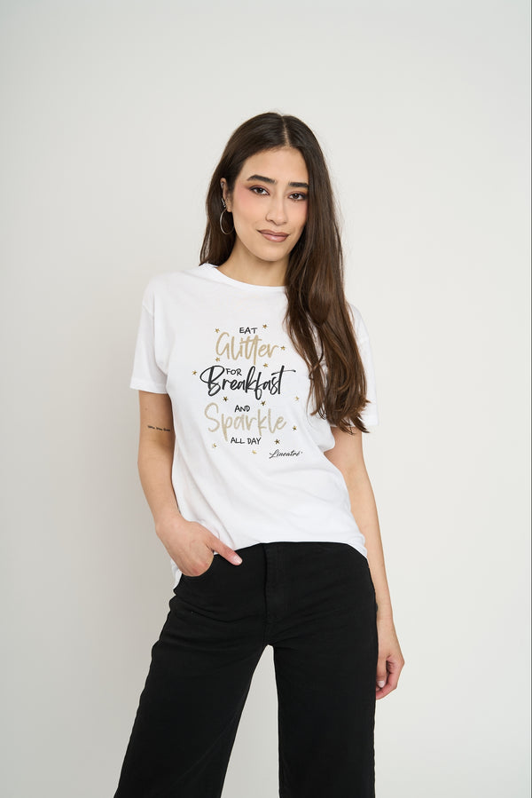 Polera Mujer Silvana Blanco Lineatre