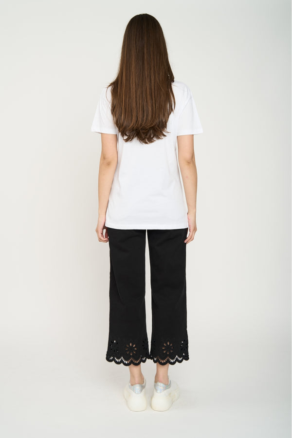 Polera Mujer Love Blanco Lineatre