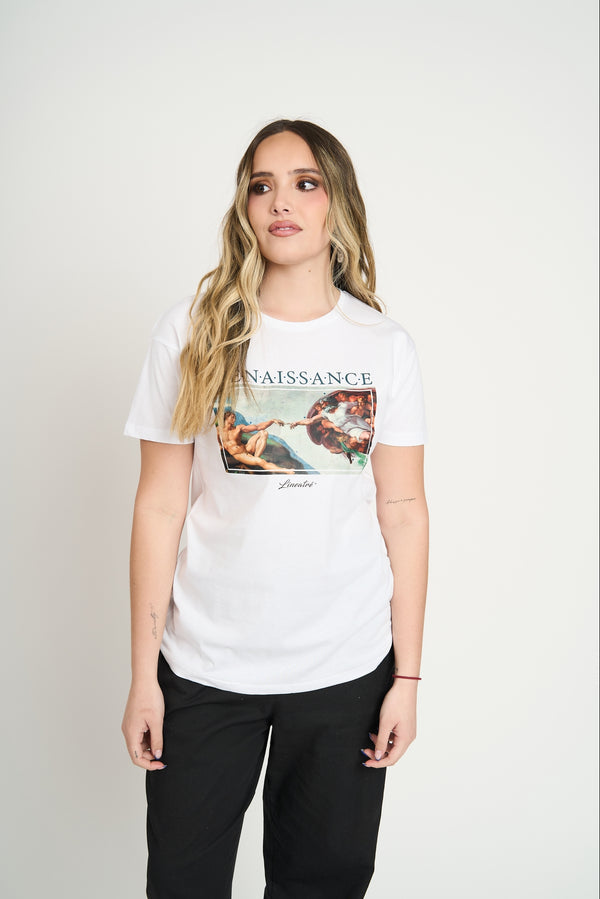 Polera Mujer Silvana Blanco Lineatre