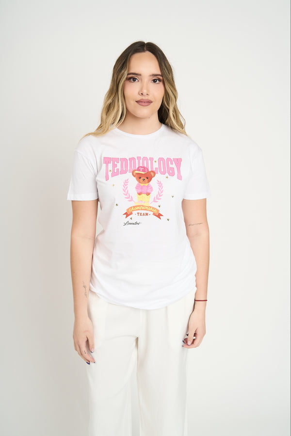 Polera Mujer Silvana Blanco Lineatre