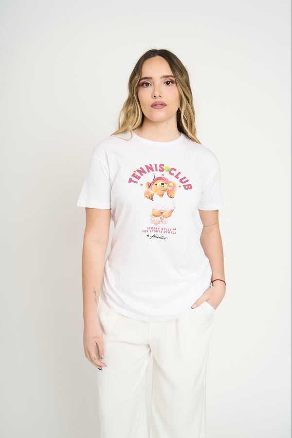 Polera Mujer Silvana Blanco Lineatre