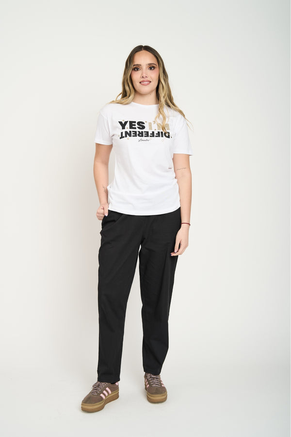 Polera Mujer Silvana Blanco Lineatre