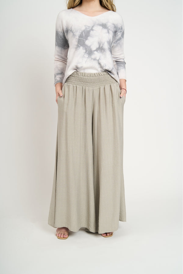Pantalón Mujer Pia Beige Lineatre