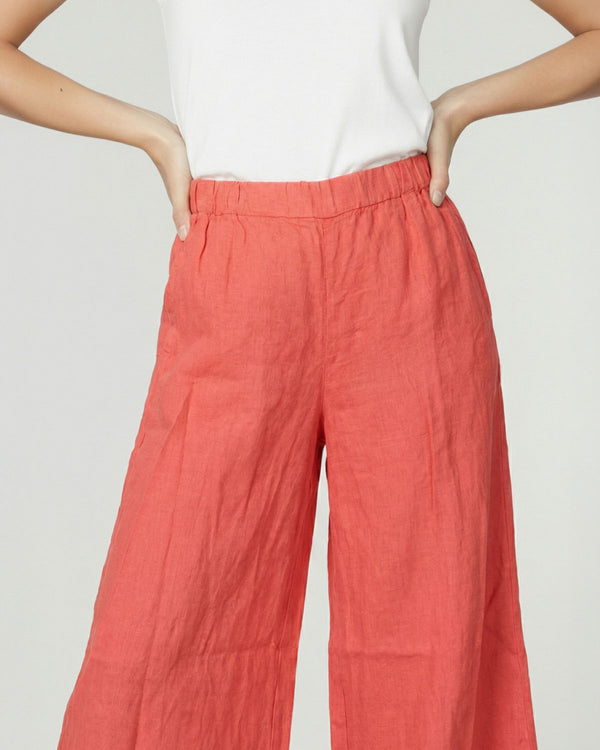 Pantalón Mujer Anita Largo Coral Lineatre