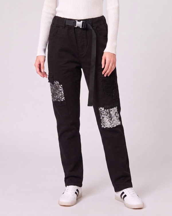 Pantalón Mujer Chiara Negro Lineatre